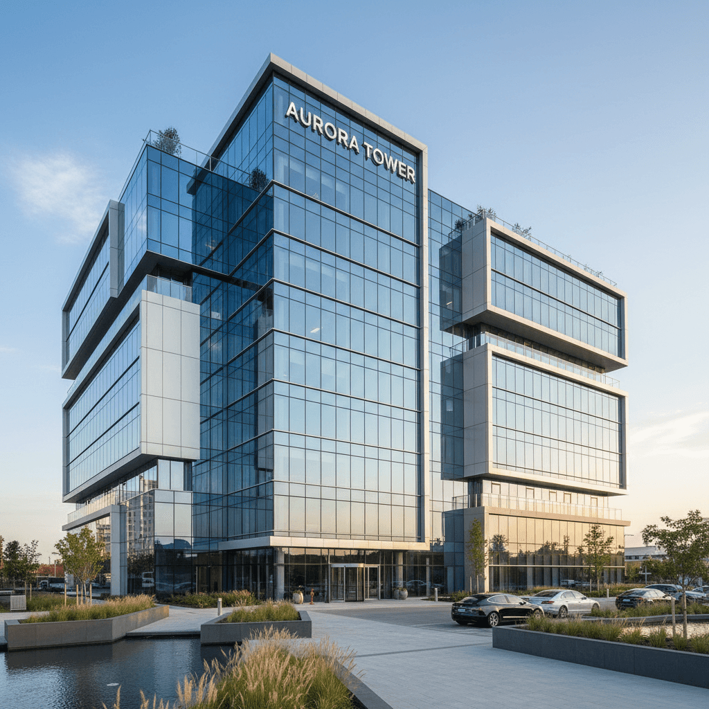 Contemporary commercial property